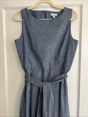 LL Bean Signature Chambray Dress.